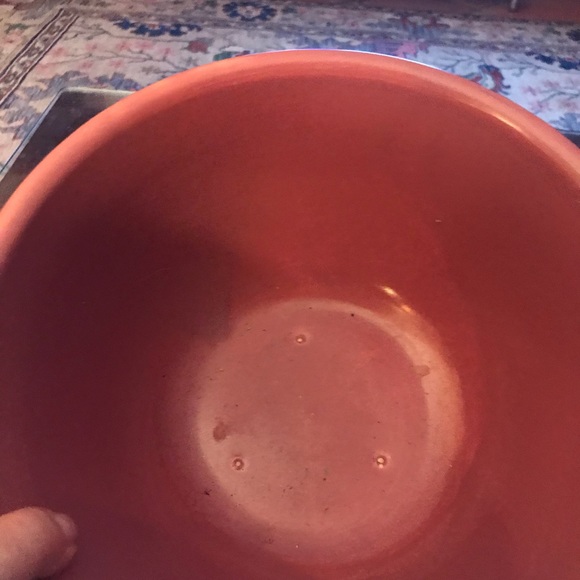 1930-40s VINTAGE ROSE COLORED BOWL - Picture 4 of 10